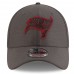 Men's Tampa Bay Buccaneers New Era Pewter 2018 Training Camp Secondary 39THIRTY Flex Hat 3060559